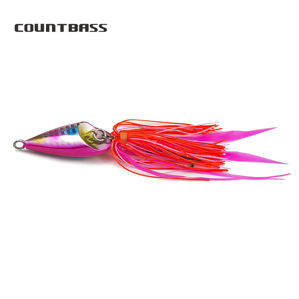 Countbass Madai Jigs 60g 2.12oz señuelo de goma salada para pesca plantillas de Metal Fondo calamar pargo Jigging - imagen 4