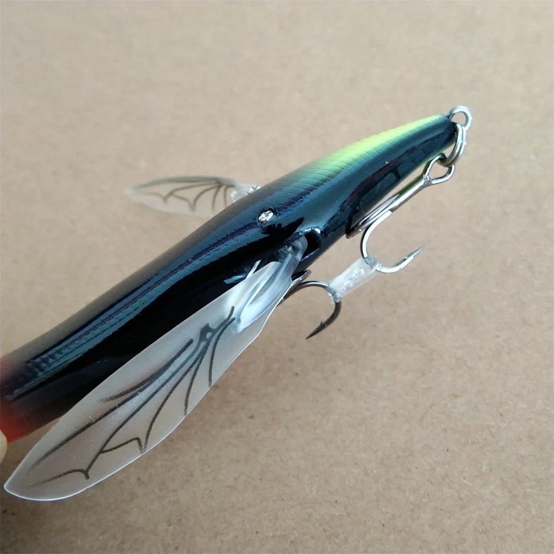 Swolfy, 1 unidad, 7cm/4g, 8cm/6,5g, cebo de libélula Topwater, flotante, Popper Artificial, lápiz, señuelo Stickbait para lubina, Lucio, pescado - imagen 5