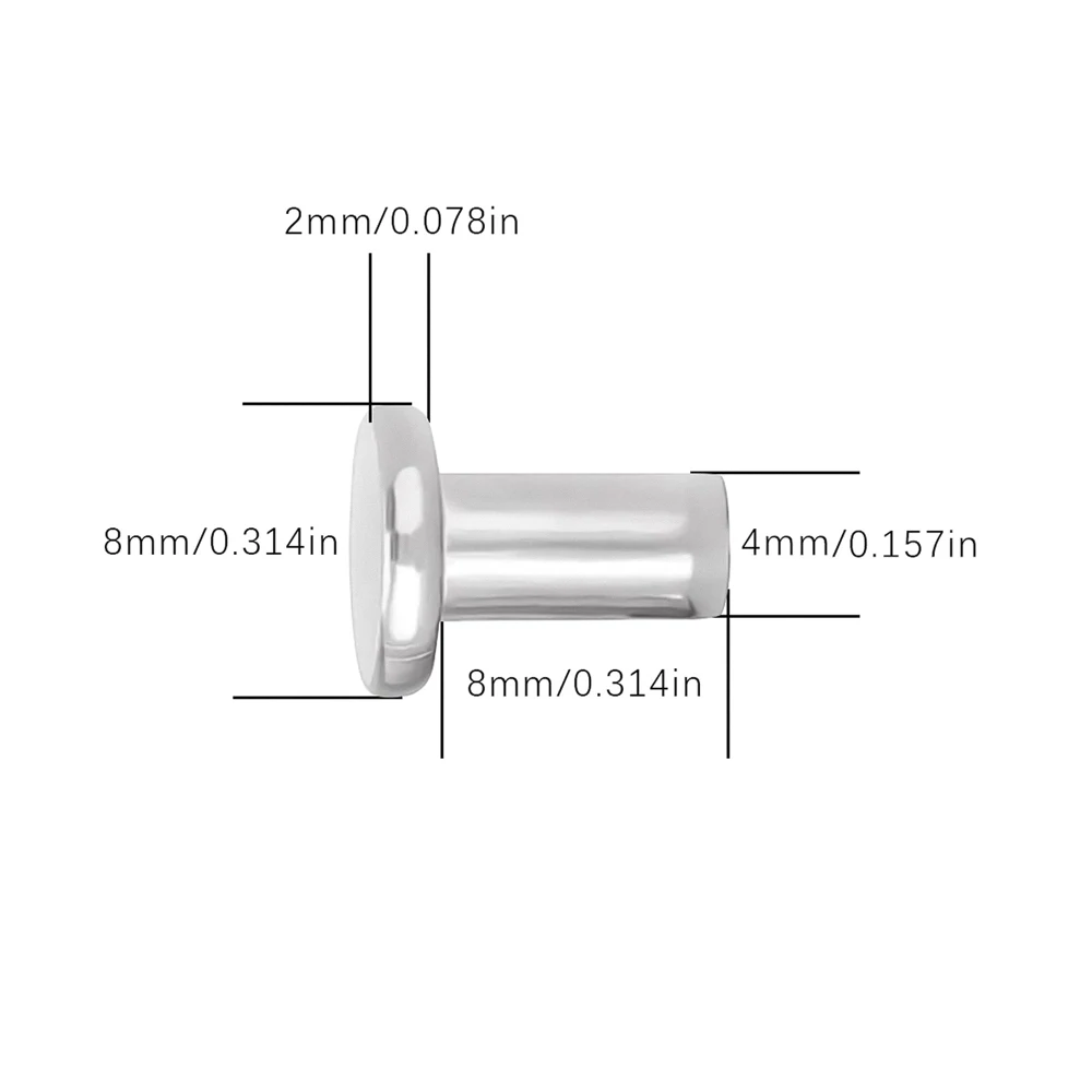 Remaches macizos de aluminio cabeza plana – Punzón de percusión manual - imagen 2