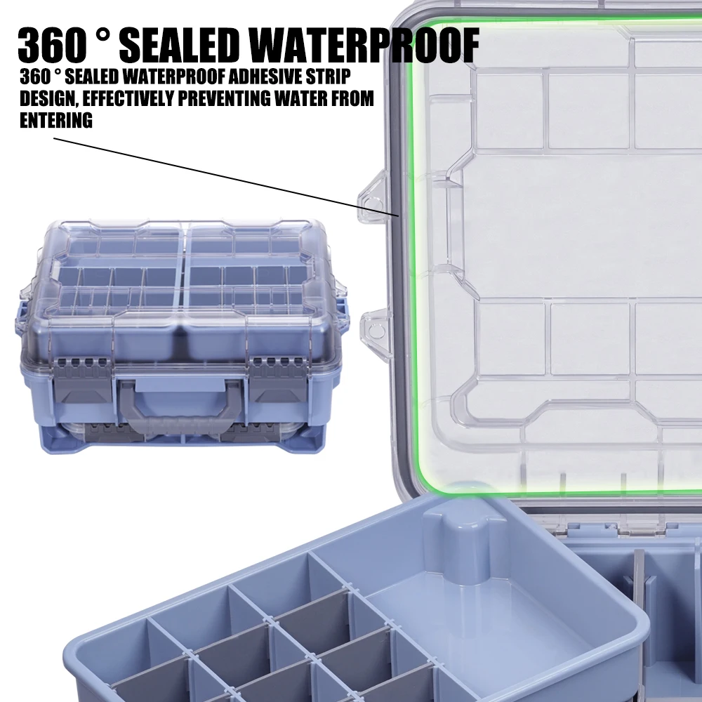 Caja SAMOLLA de aparejos pesca – Impermeable gran capacidad - imagen 4