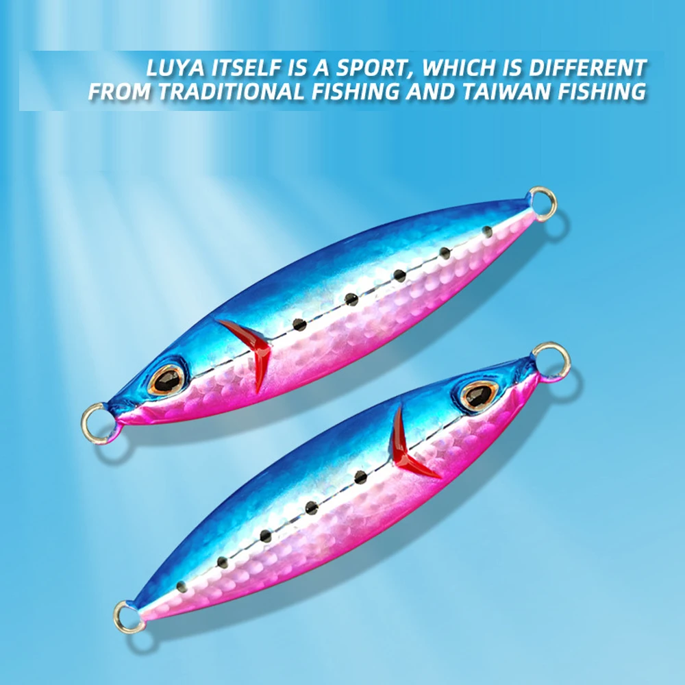 VOLIN-señuelo de pesca de Metal para curricán en el océano, cebo duro de 40g, 60g, 80g, 100g, 120g, 1 unidad, nuevo modelo - imagen 4