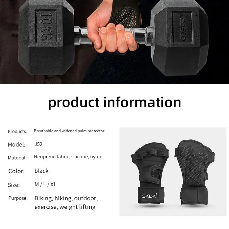 SKDK-guantes de silicona antideslizantes para buceo, manoplas deportivas para Fitness, protectores de Palma, protectores de muñeca, venta directa de fábrica - imagen 3
