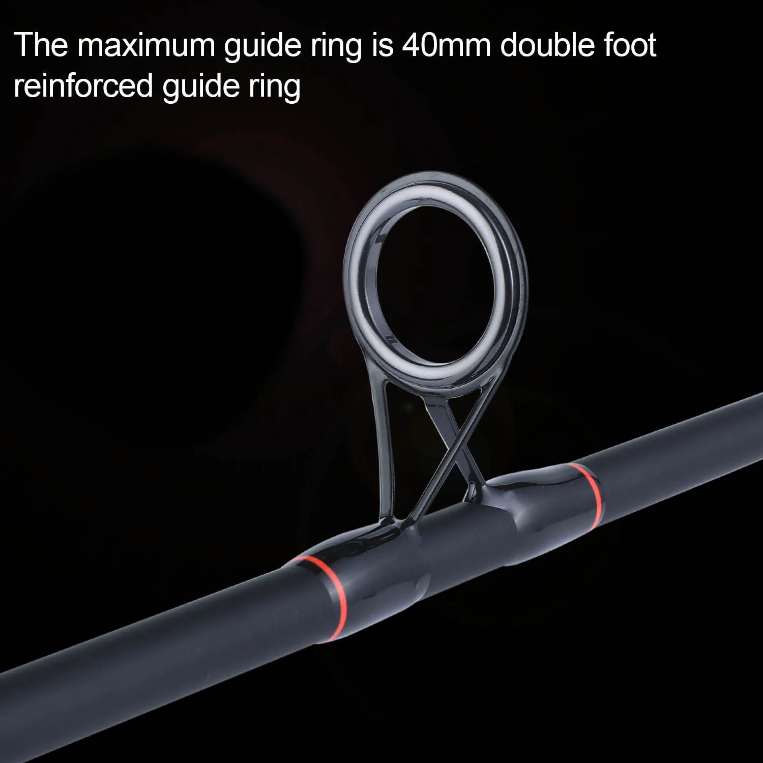 Sougayilang 3m 3,6 m caña de pescar de carpa fibra de carbono de alta calidad 3,5LB portátil 6/7 secciones caña alimentadora giratoria para agua dulce - imagen 4