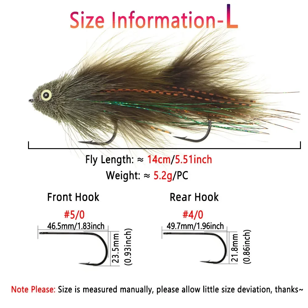 Bimoo-banderas de pescado articuladas, pelo de ciervo, lubina, insecto, columna vertebral, gran juego, pez, pesca en mar, Lucio, lubina, trucha, Señuelos de Pesca - imagen 5