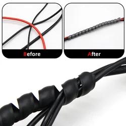 Organizador espiral cables sonda - Funda flexible 2-10m