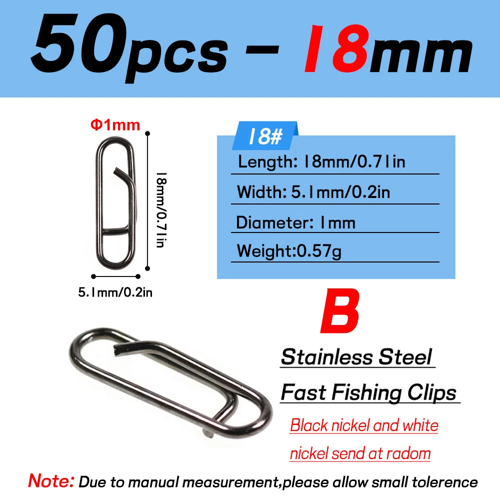fast clips 18mm