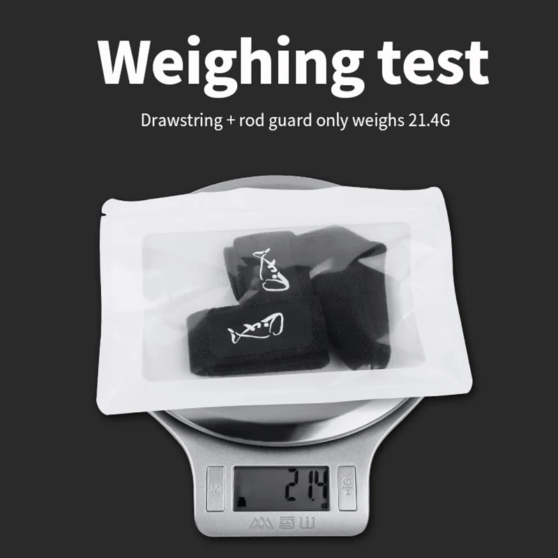 LINNHUE-funda protectora para caña de pescar, bolsa impermeable para caña giratoria, herramientas de pesca negras, novedad de 2021 - imagen 5