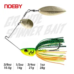 NOEBY Spinner Lubina Doble Pala – Ideal para pesca de superficie