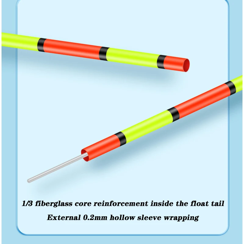 Flotador de pesca de 3 piezas, accesorio de pesca de largo alcance, llamativo, alta sensibilidad, para exteriores - imagen 5