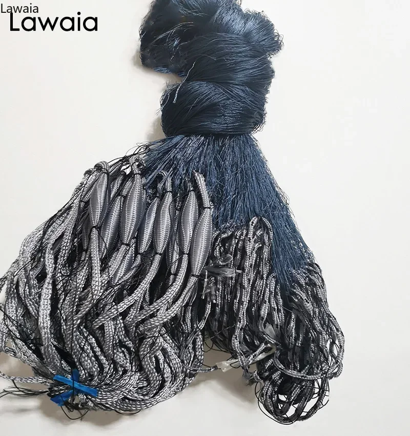 Red de pesca Lawaia, trampa de malla para peces, 3 capas, red de enmalle, aparejos de pesca al aire libre, herramientas, trampa de red 1,8x30m - imagen 2