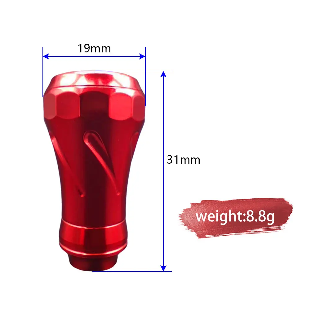 Perilla de repuesto para carrete de pesca, cómoda perilla de Metal, carrete giratorio, reparación de carrete de fundición, piezas de repuesto, accesorios de pesca - imagen 2