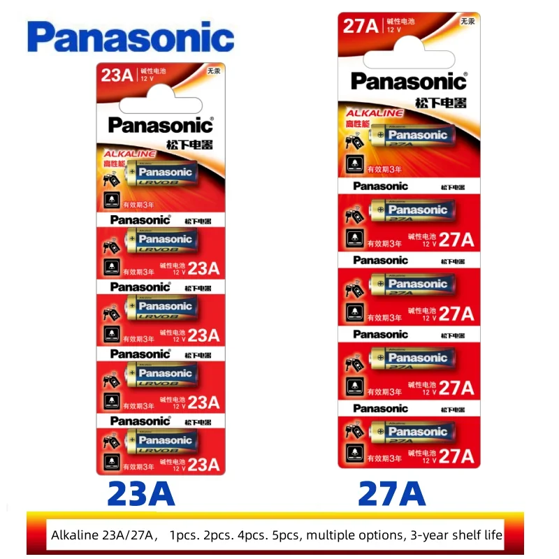 Pilas alcalinas Panasonic 12V para alarmas de pesca - imagen 3