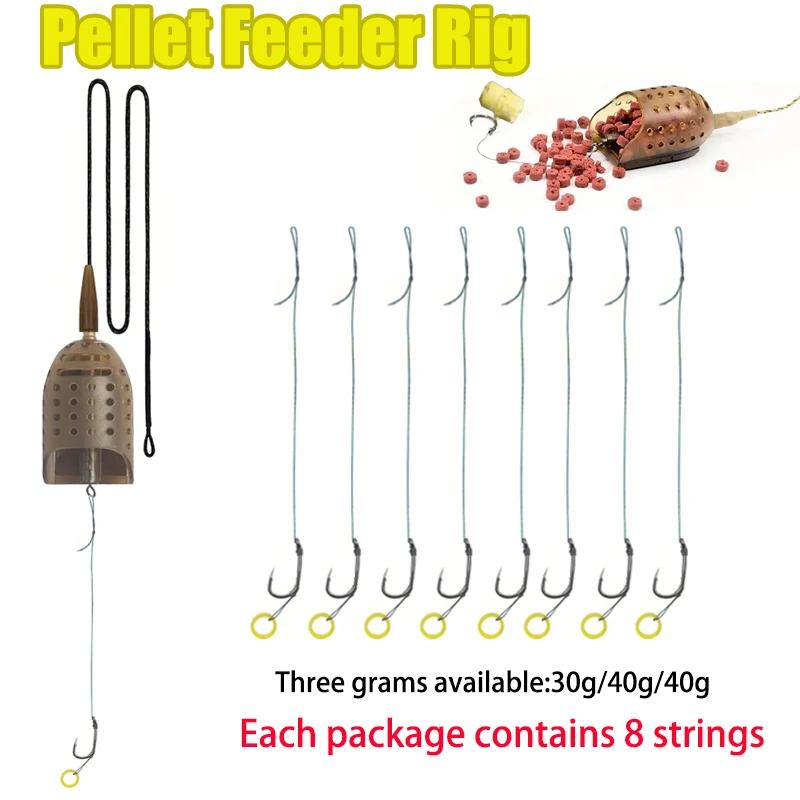Kit Method Feeder Carpa con Leadcore y 8 Anzuelos