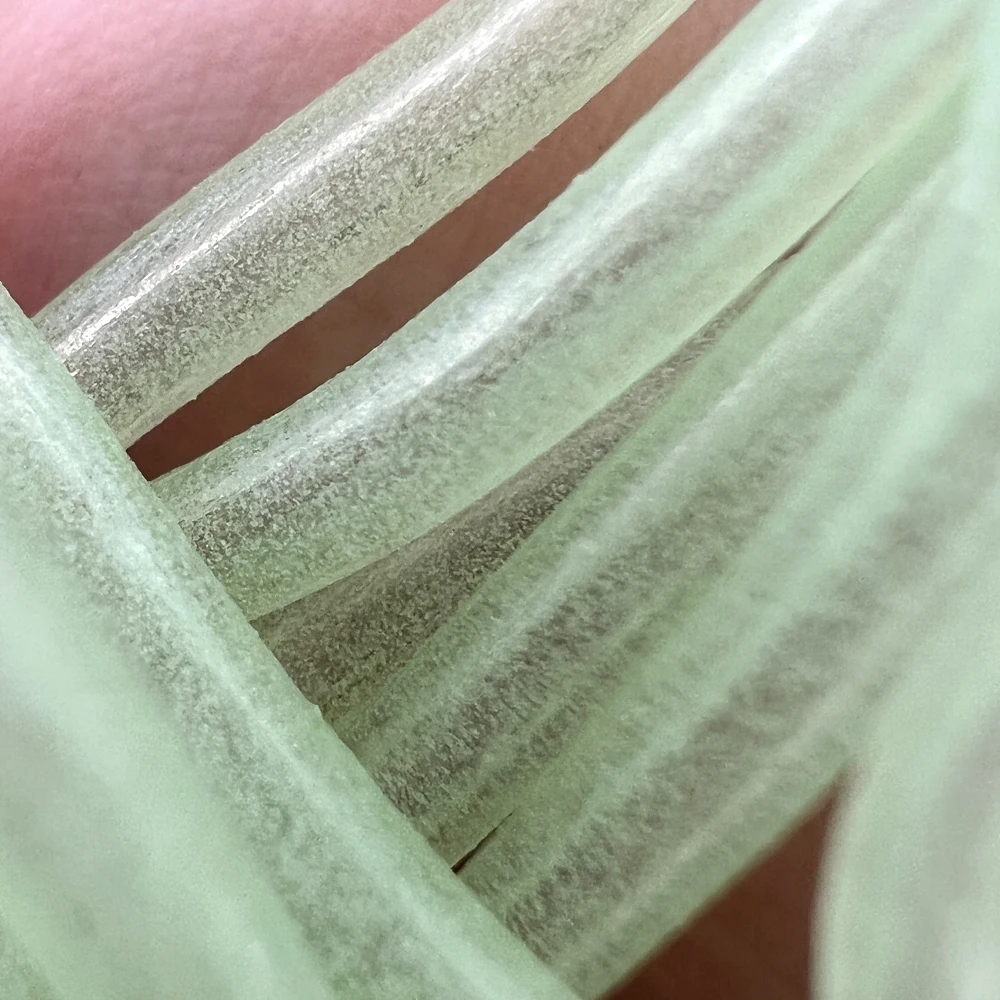 MNFT 2 m/bolsa plástico verde suave silicona noche pez manga tubo luminoso alto brillo largo aparejo de pesca tubos de señuelo - imagen 5