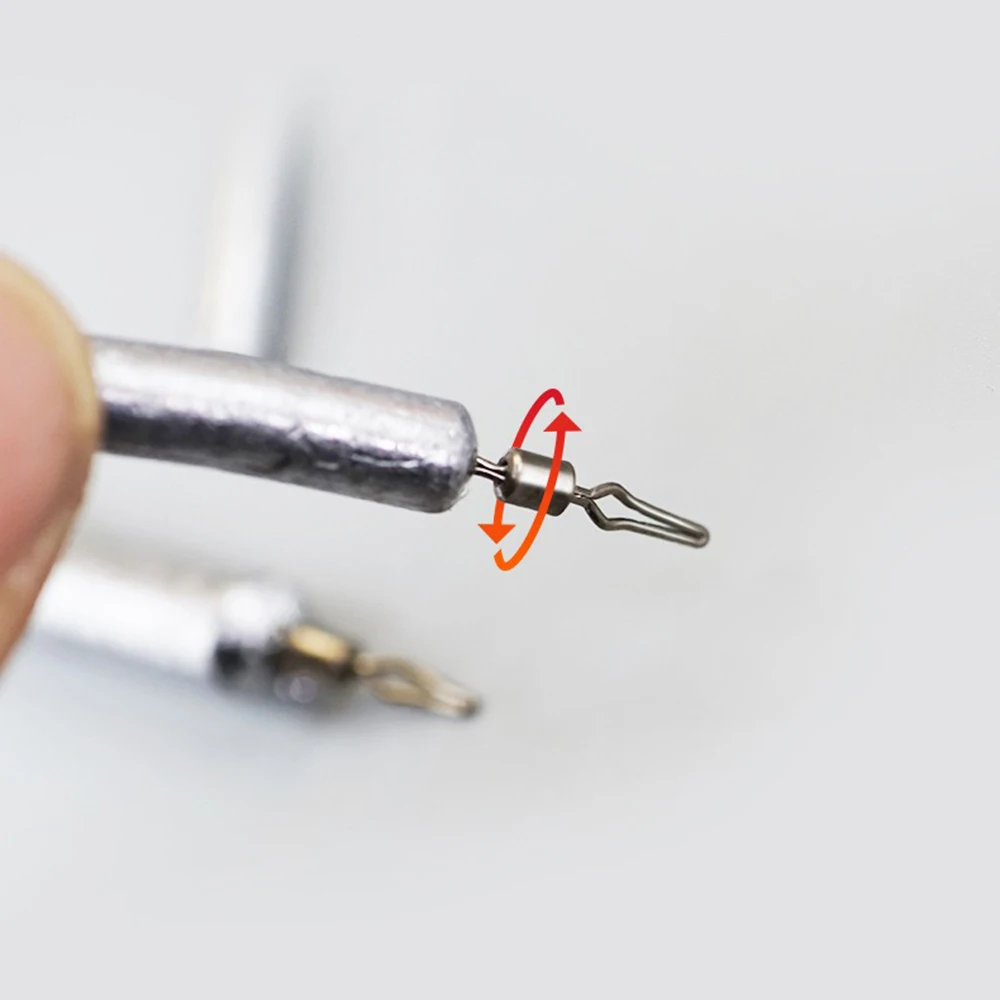 Señuelo de pesca con forma de gota de plomo, bola cilíndrica, fondo anticolgante al revés con plomo, cebo de carpa, accesorios de equipo de pesca, 10 Uds. - imagen 4