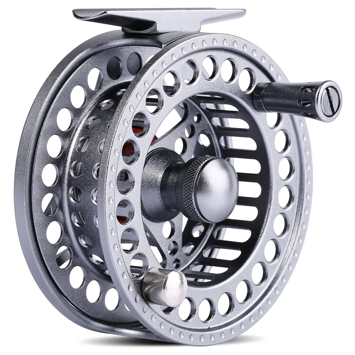 Carrete de pesca con mosca Sougayilang 2 + 1 BB, carrete de aleación de aluminio CNC de fundición alta, carretes para moscas, aparejos de pesca, perca, trucha, agua dulce - imagen 2