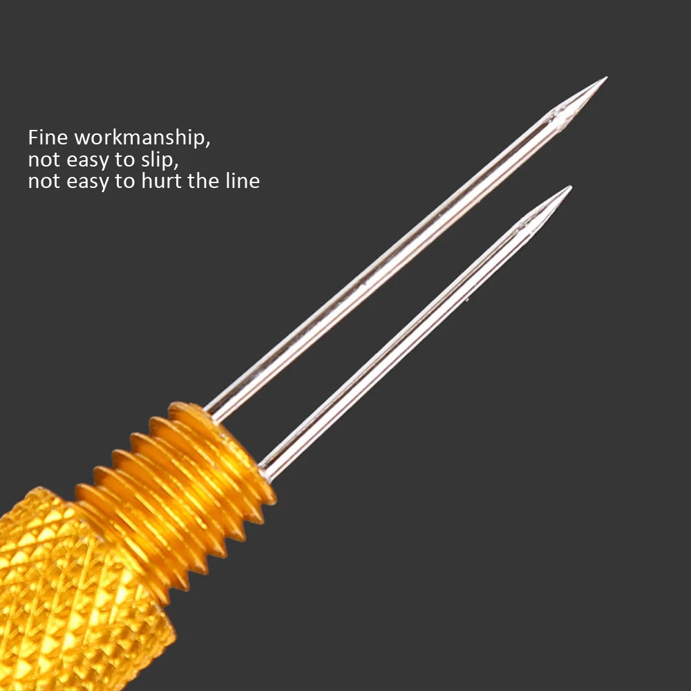 Máquina automática de nivel de gancho para sedal de pesca, nudos de aguja rápidos de doble cabeza, dispositivo para atar anzuelos, accesorios rápidos de aleación de aluminio - imagen 5