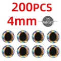 200pcs silvery 4mm