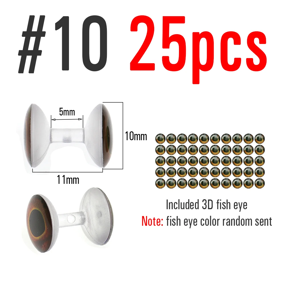 25pcs  Size 10