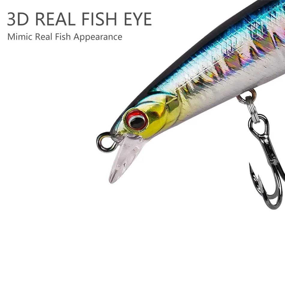 MOOKZZ-señuelo flotante para pececillos, cebo duro para pesca, 143mm/20g, 125mm/13,5g - imagen 3