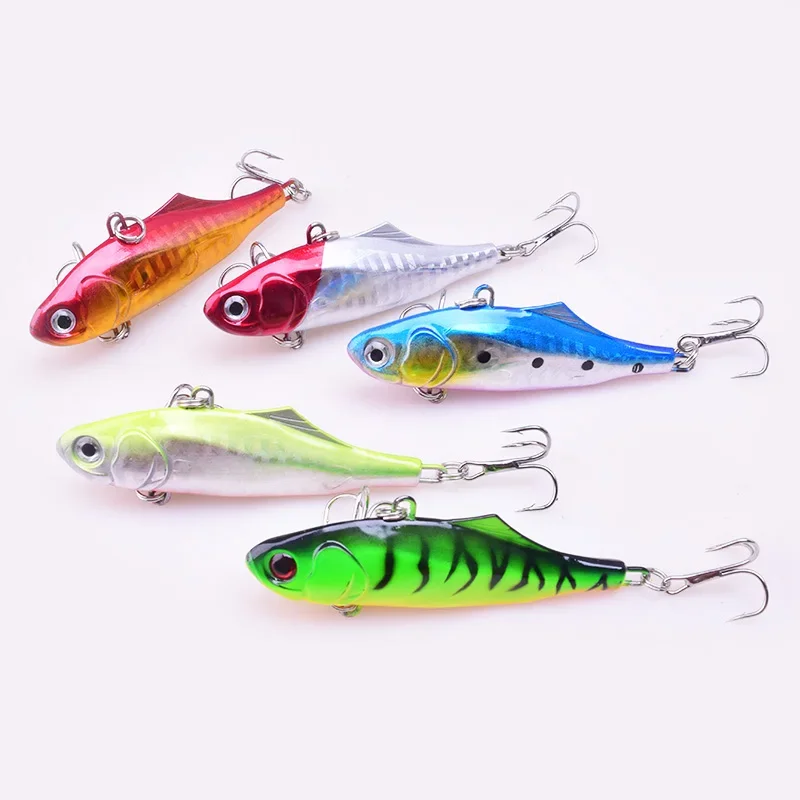 1 Pc VIB invierno hielo mar Señuelos de Pesca 7cm 23g duro Crankbait Wobblers Artificial 5 colores Trolling accesorios de pesca de carpa - imagen 3
