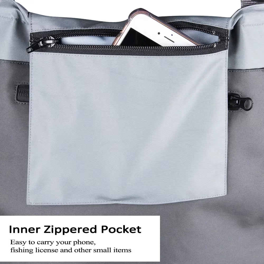 Goture 100% impermeable ligero pesca pecho Wader para hombres mujeres Ultra transpirable comodidad media pie caza cadera Wader - imagen 5