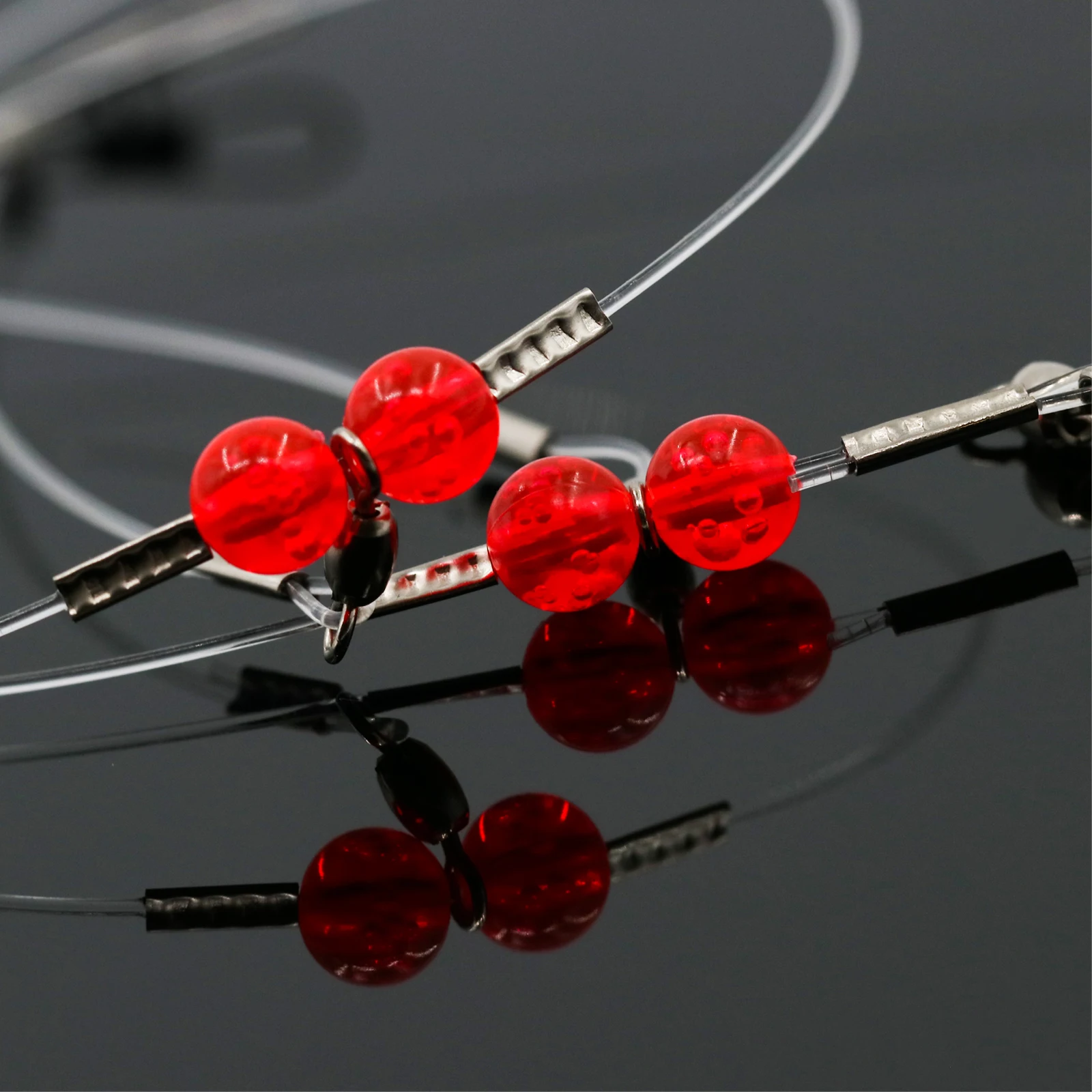 9KM 6 uds conectores de gancho juego de aparejo de pesca giratorio de 3 vías para sedal y peso - imagen 5