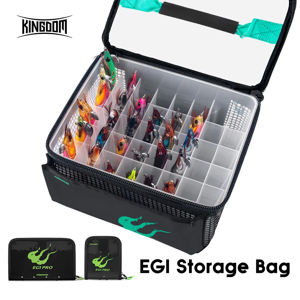 Caja Kingdom Octopus Egi Case – 40 rejillas para jig
