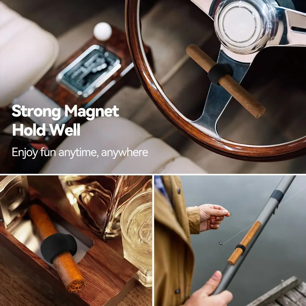 Soporte de silicona para cigarros, soporte Universal, accesorios para cigarros, soporte magnético para cigarros de diseño - imagen 3