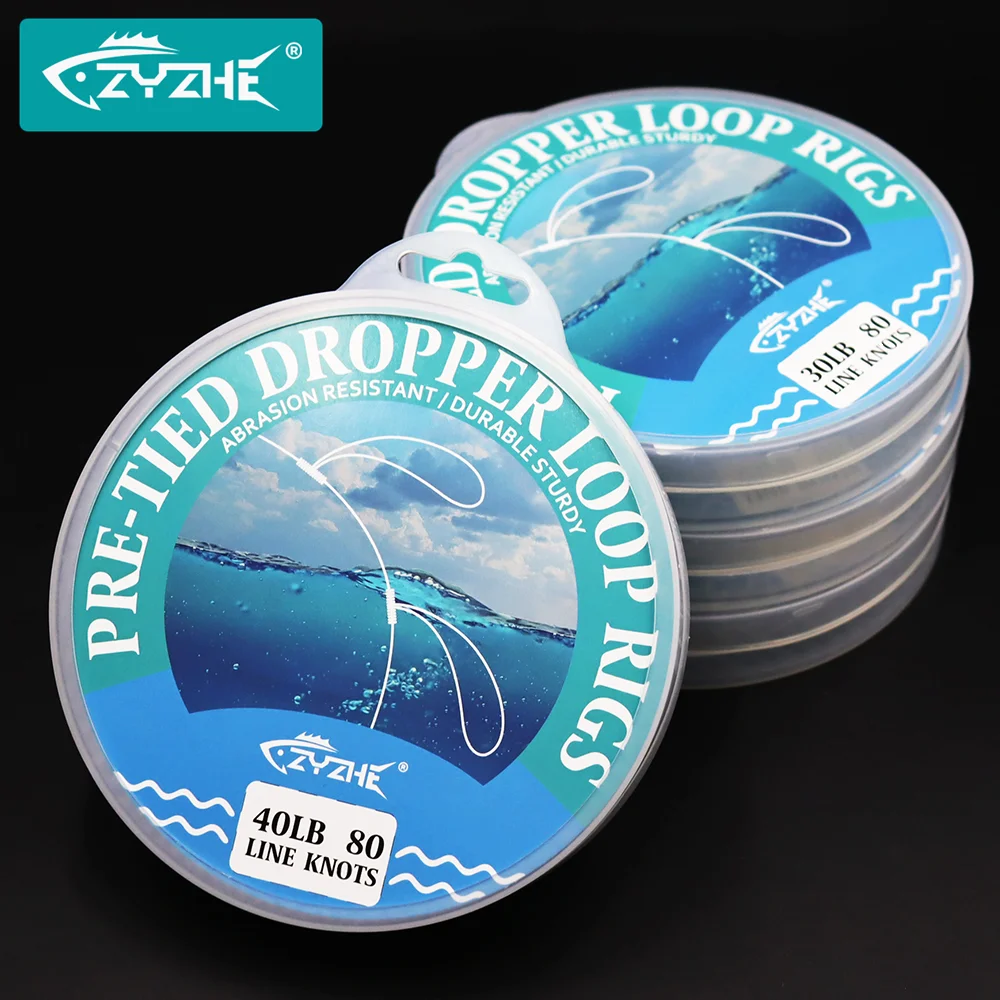 ZYZHE Bajos de línea preatados con lazo – Aparejo para pesca deportiva