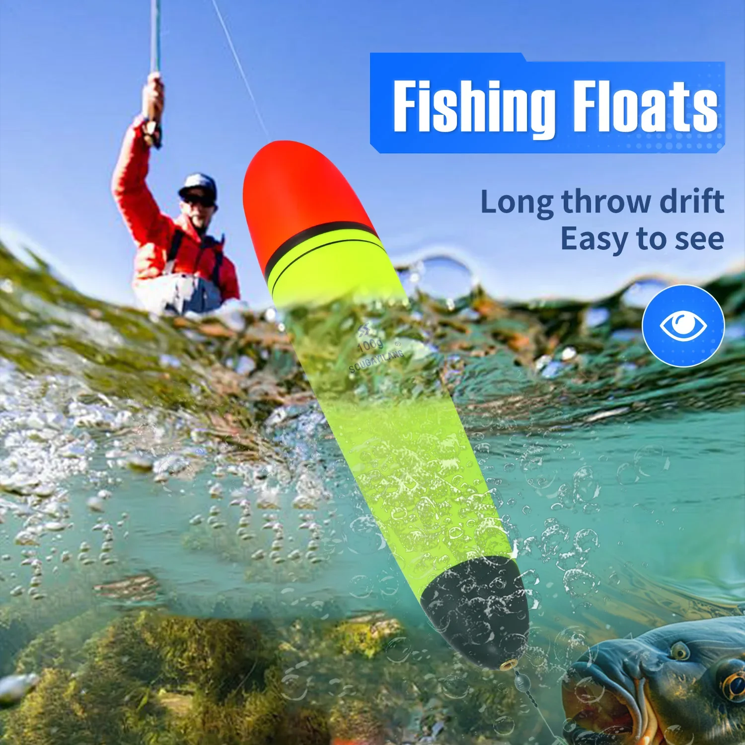 Flotador de Pesca EVA para Rock Fishing – Alta Visibilidad en Mar - imagen 3