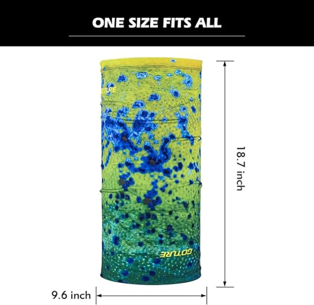 Goture UPF50 + máscara Anti-UV sensación de frío verano absorbente de sudor máscara antideslizante de secado rápido pesca ciclismo escalada máscara Unisex - imagen 5