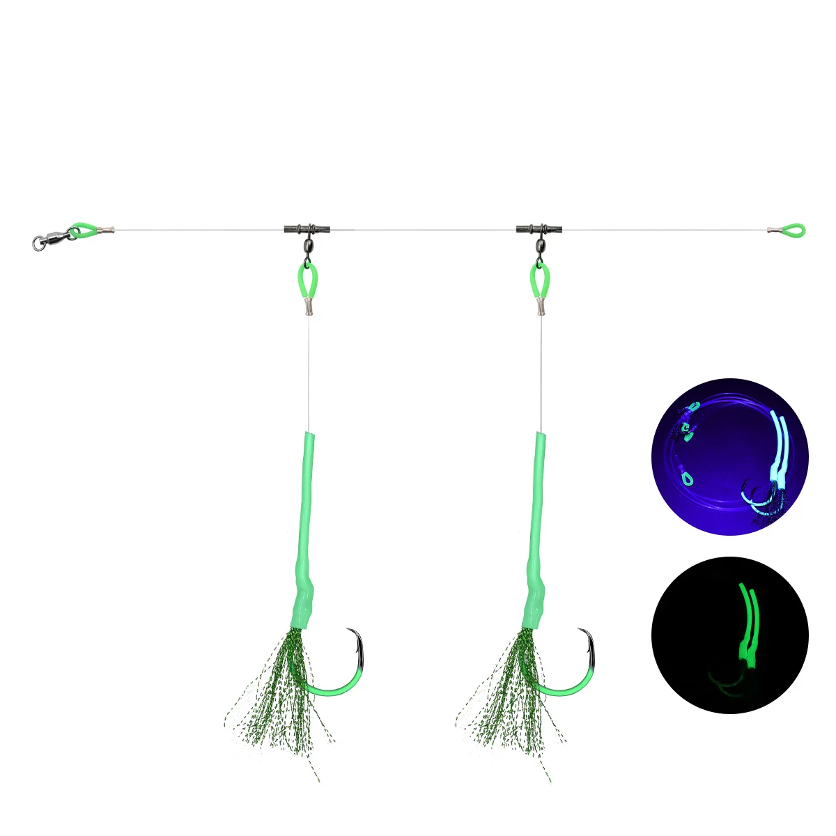 Green-Luminous Hooks