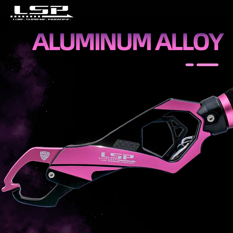 Pinza de pescado LSP con escala, aleación de aluminio, cordón práctico telescópico, mango ergonómico, accesorios de pesca, regalos para hombres - imagen 5
