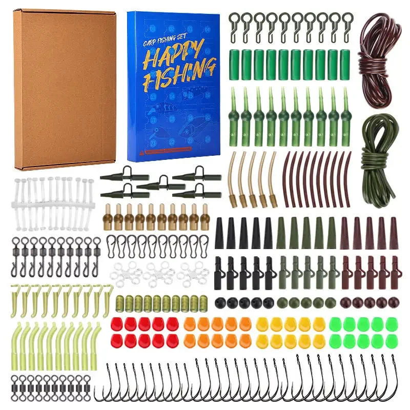 Kit de pesca de carpa, juego de accesorios para carpa, cuentas de maíz, manga de tubo, tapón giratorio, Combo de pesca, aparejos de carpa de agua dulce - imagen 2