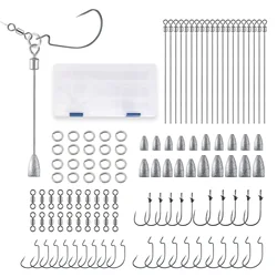 Kit aparejos Tokio para lubina – Anzuelos EWG y plomos bala