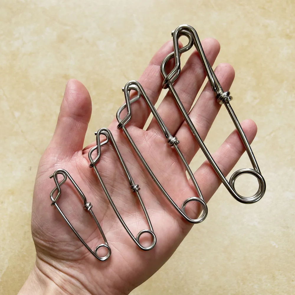 Señuelo de pesca de acero inoxidable, 1 o 5 uds., Pin rápido, conector de Clip de ojo abierto, herramientas de pesca, accesorios de pesca - imagen 4