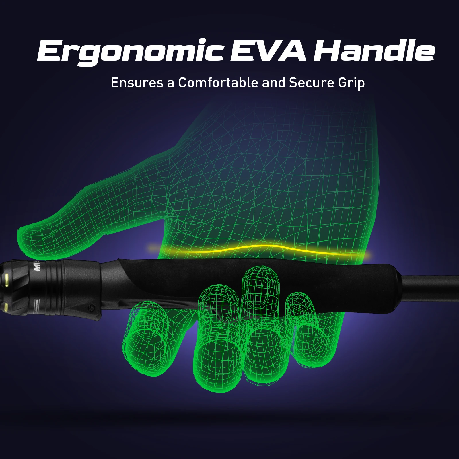 HANDING M1 Cañas de pescar para lubina Fuji O + A, anillos guía, 24 toneladas, carbono en blanco, caña de pescar giratoria, cañas de fundición cómodas durante todo el día - imagen 4