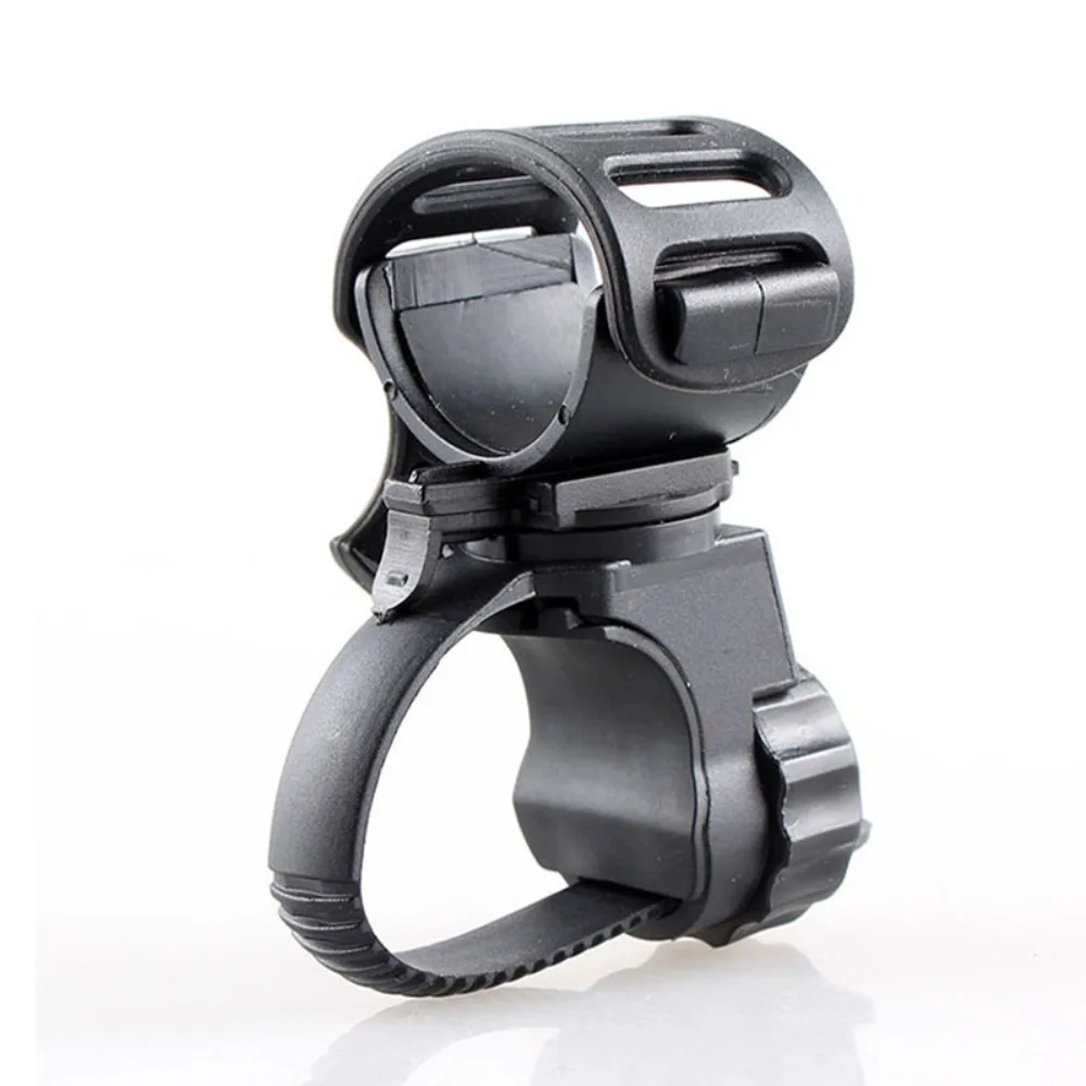 Soporte para luz de bicicleta con rotación 360° – Goma negra ajustable - imagen 3