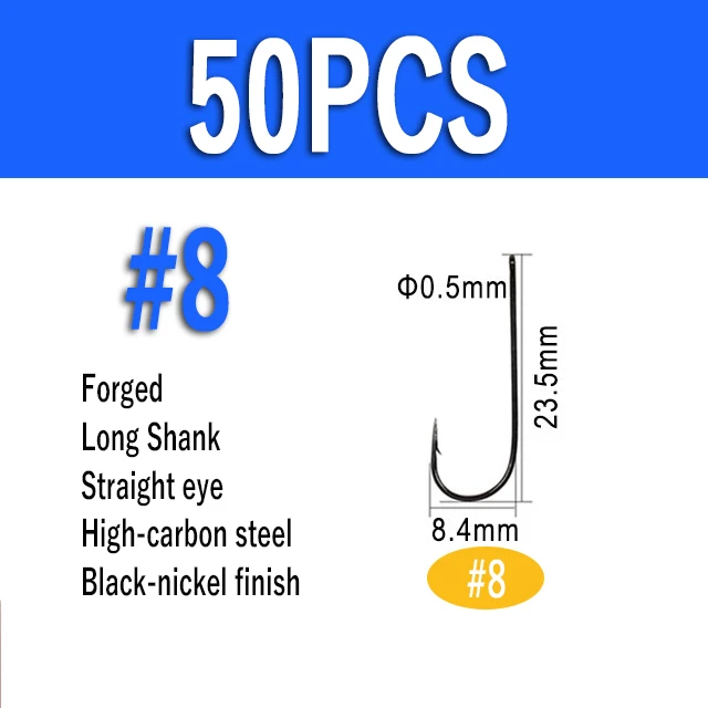 Size 8 50pcs