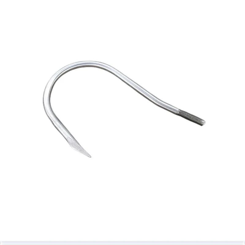 Anzuelo de calamar de 6mm de diámetro de acero inoxidable con tornillo M8 * 1,25, anzuelo para caña de pescar, anzuelo para pescar, tenedor, arpón, piña - imagen 3