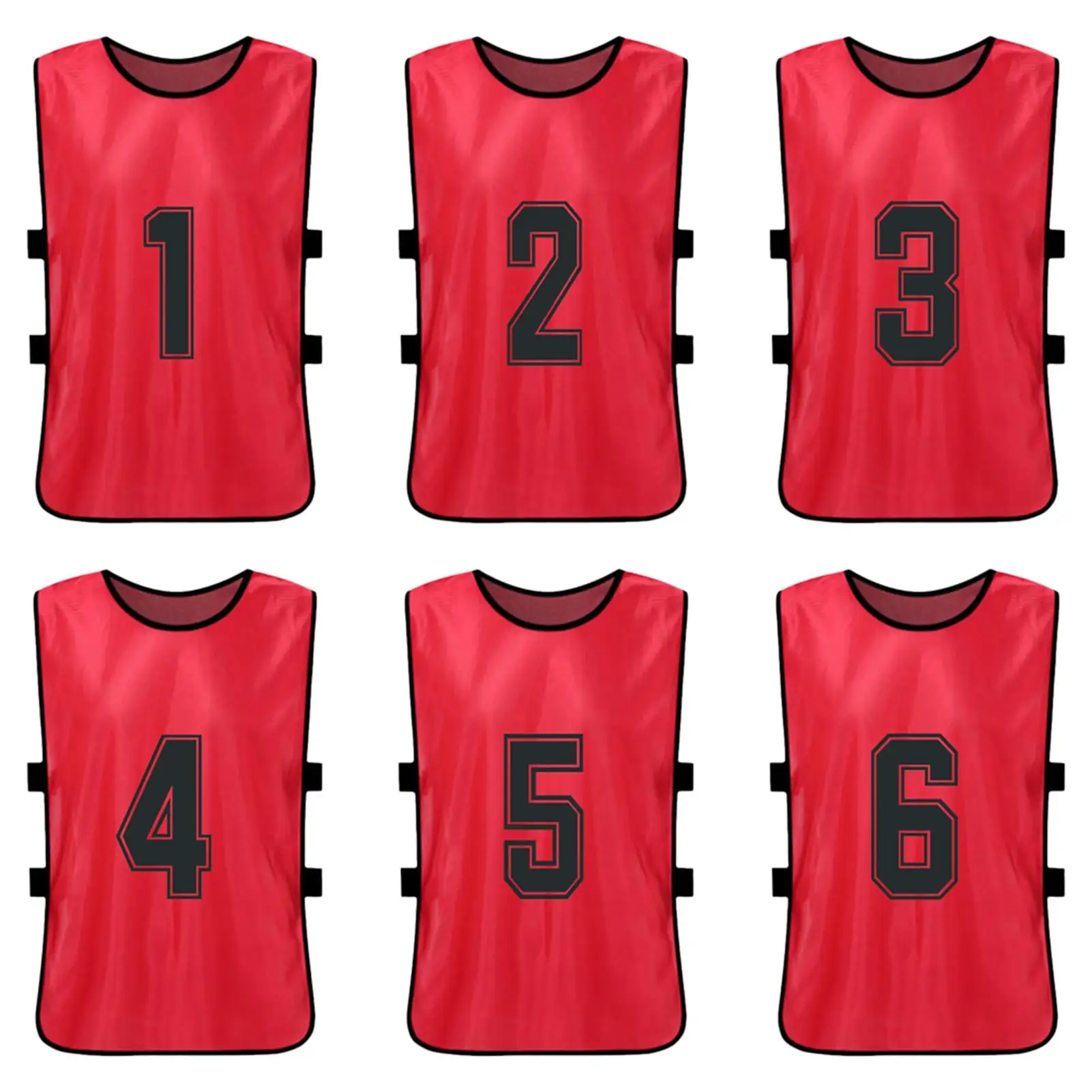 Descubra la identidad única de su equipo con estos pinnies rojos numerados
