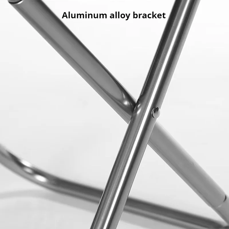 Taburete plegable portátil de aleación de aluminio para exteriores, taburete para Picnic y Camping, MIni silla de almacenamiento para pesca, muebles ultraligeros - imagen 3