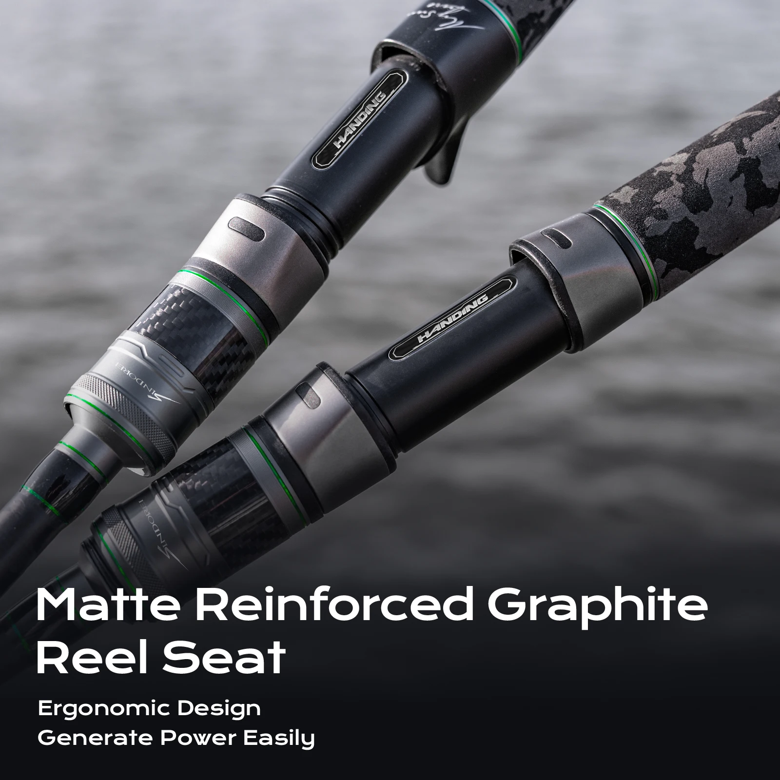 HANDING 21-260g peso del señuelo del almacén de España cañas de pescar potentes y pesadas para Lucio 30 + 24 toneladas anillo guía SearGuide de fibra de carbono - imagen 4