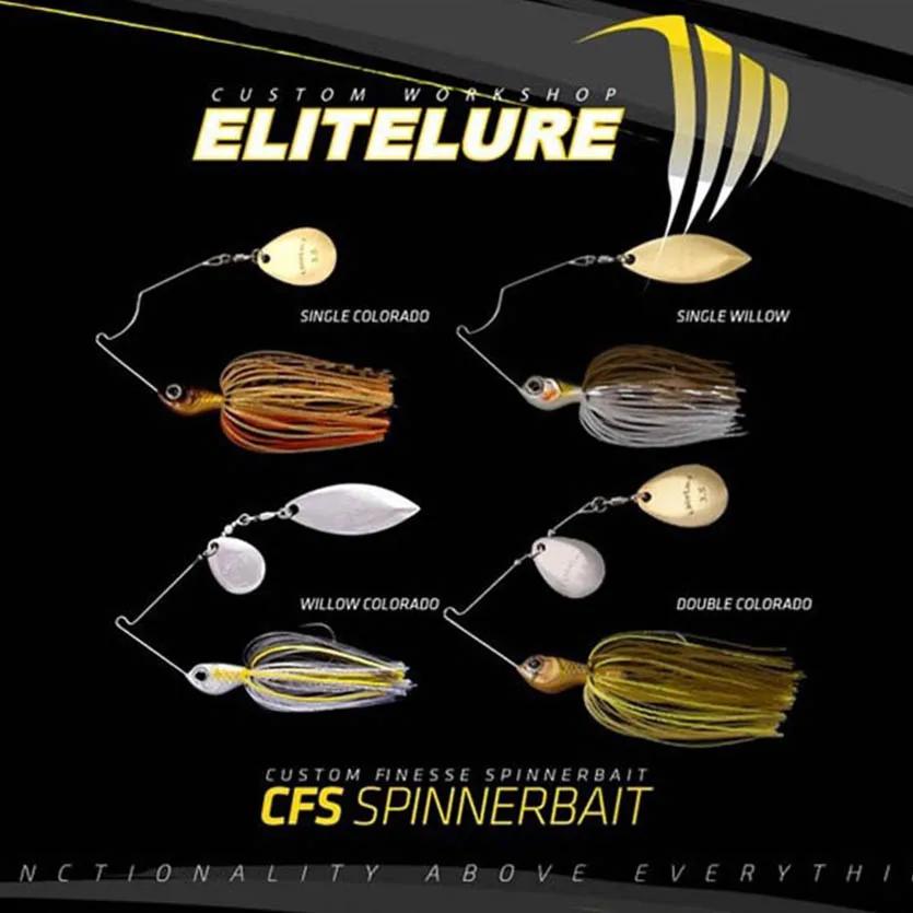 ELITELURE Señuelo wobbler cuchara metálica anzuelo con púas para lubina - imagen 5