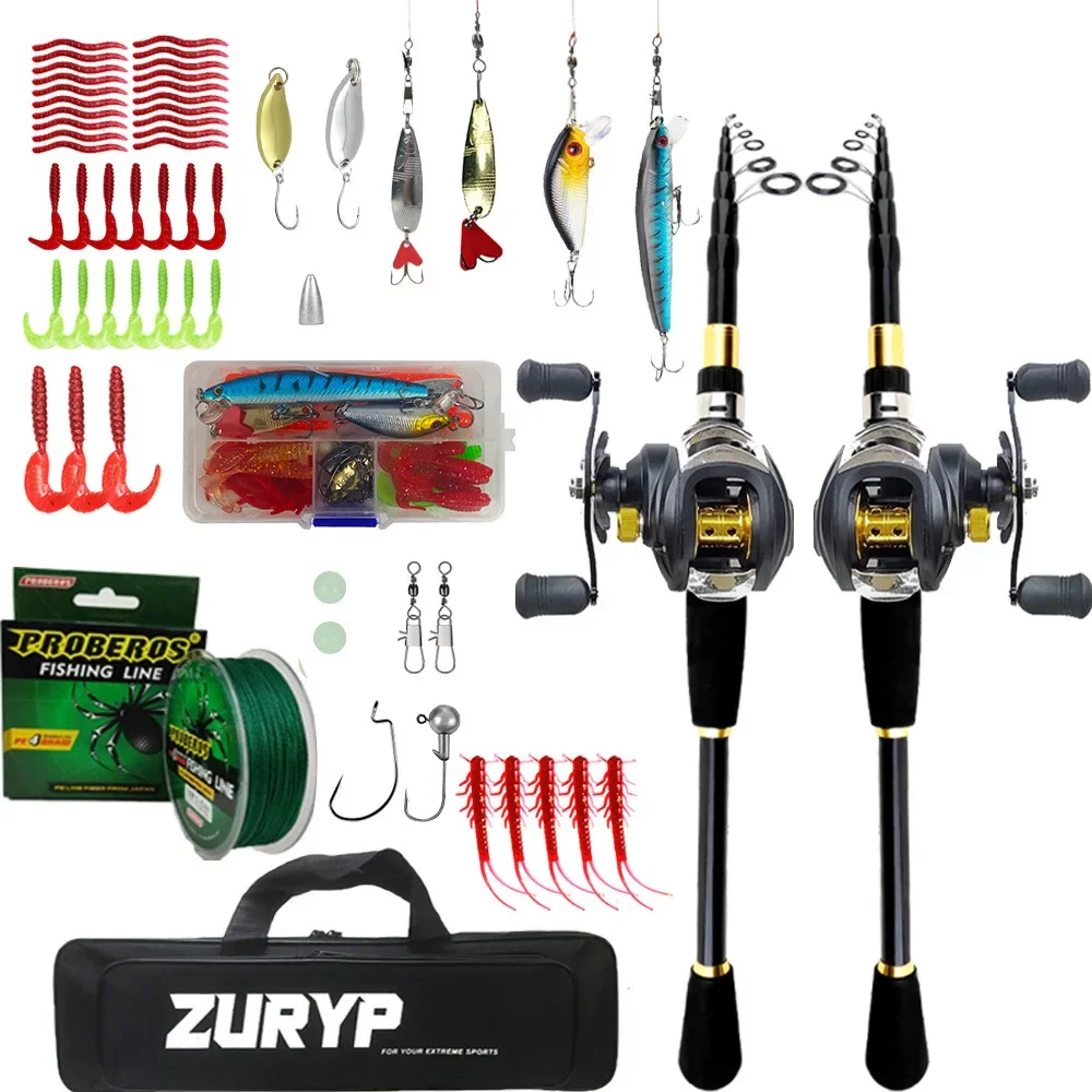 Set Cañas Luya Retráctil – Kit de Pesca Portátil - imagen 2