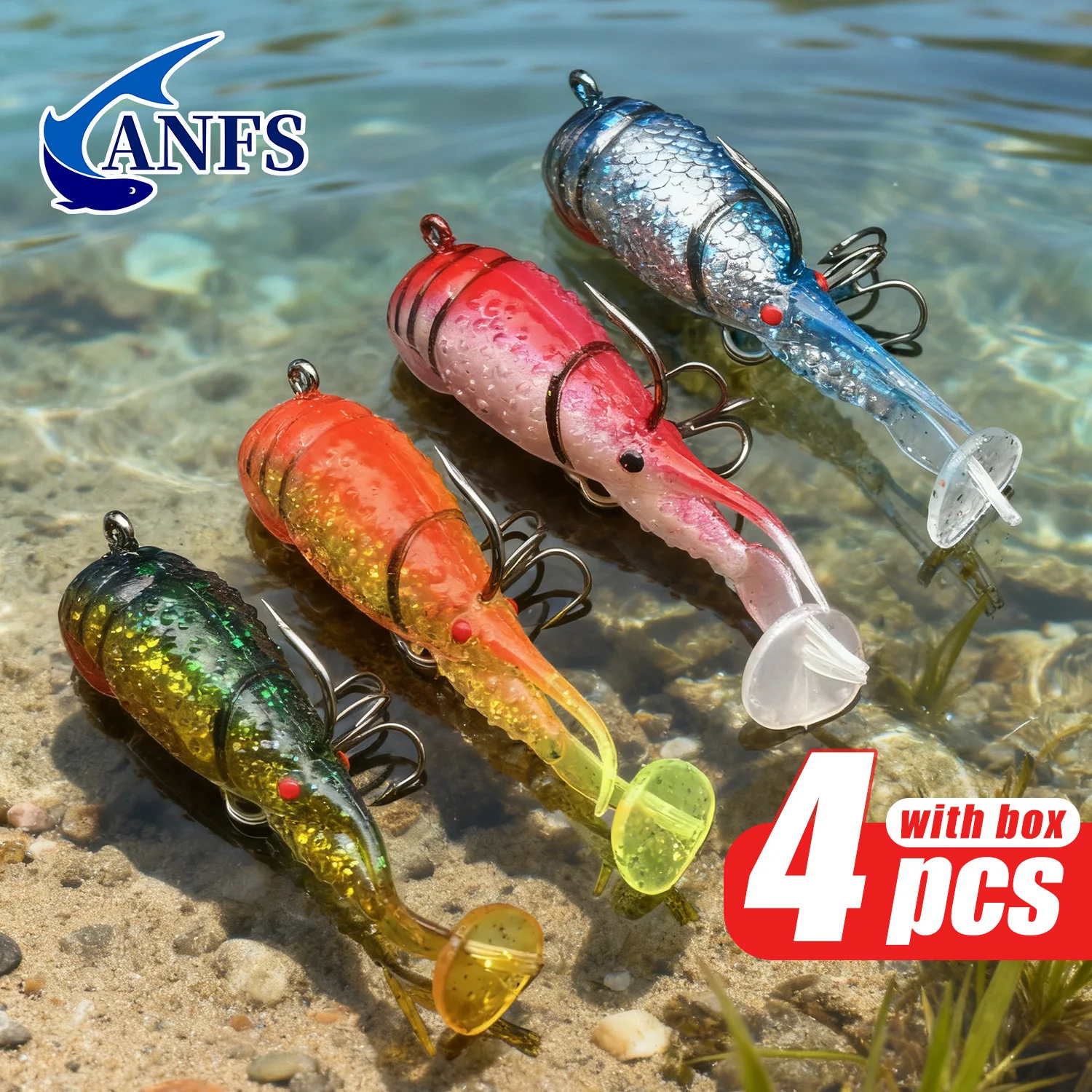 ANFS Scuddle Bug Swimbait cangrejo flexible - imagen 2
