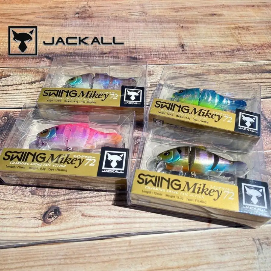 Jackall japonés Mikey Swing 72 nuevo pequeño perca flotante con nudos - imagen 3