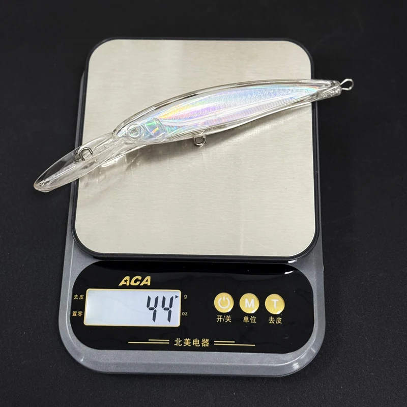 Señuelo de pececillo en blanco sin pintar, 20 piezas, 140mm, 44g, señuelo de Pesca de curricán grande, cebo Artificial para buceo profundo, Wobblers, Pesca de carpa - imagen 3