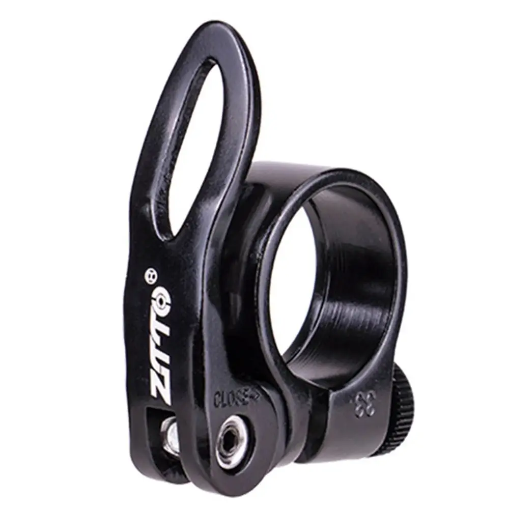 Abrazadera de aleación para SILLÍN de bicicleta, accesorio de liberación rápida de aluminio para MTB, BMX y de carretera, novedad, 28,6/30,2/31,8/34,9mm - imagen 2